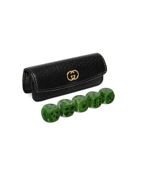 gucci playing card set|Gucci dice.